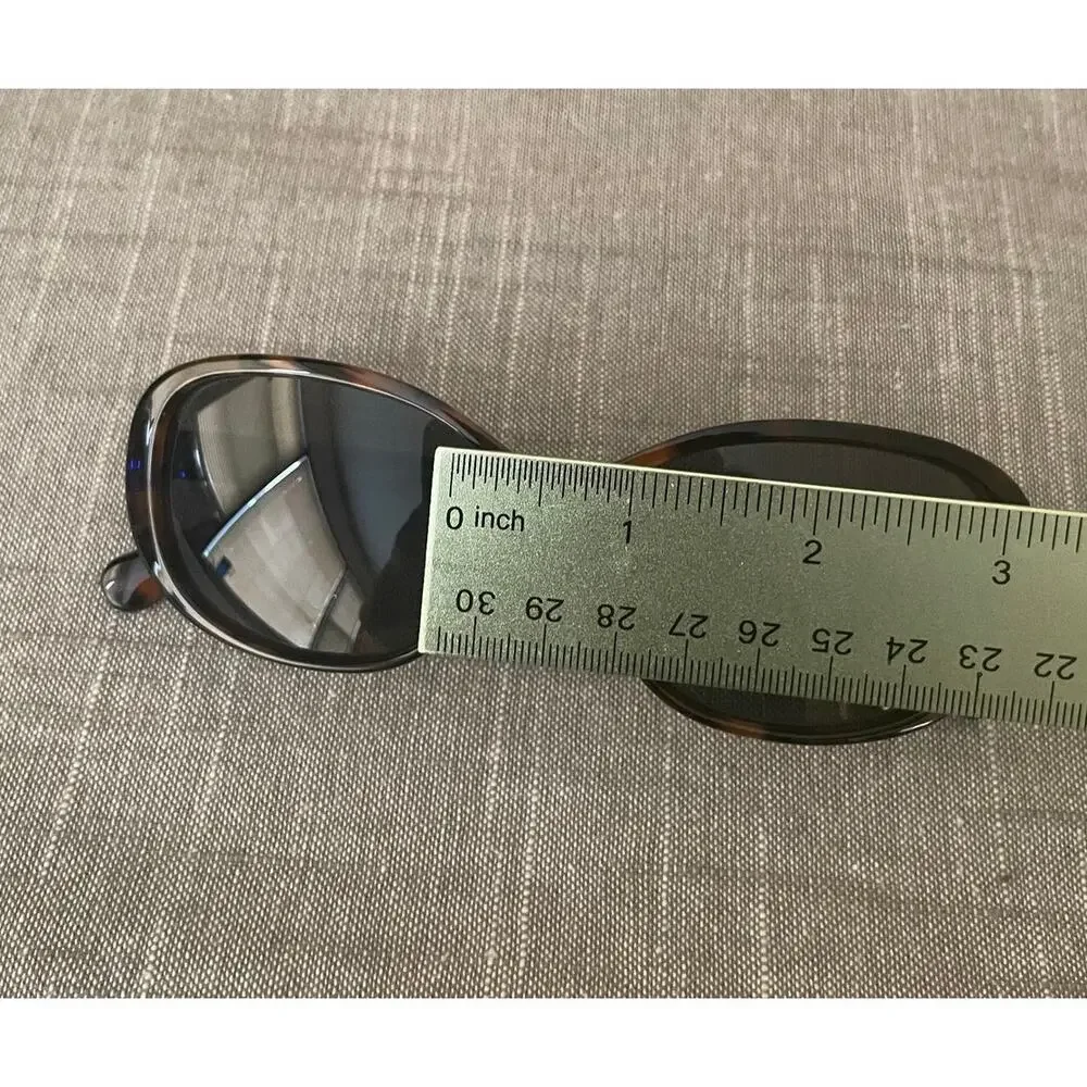 New BCBGeneration Womens Polarized Brown Tortoise Shell Oval Sunglasses